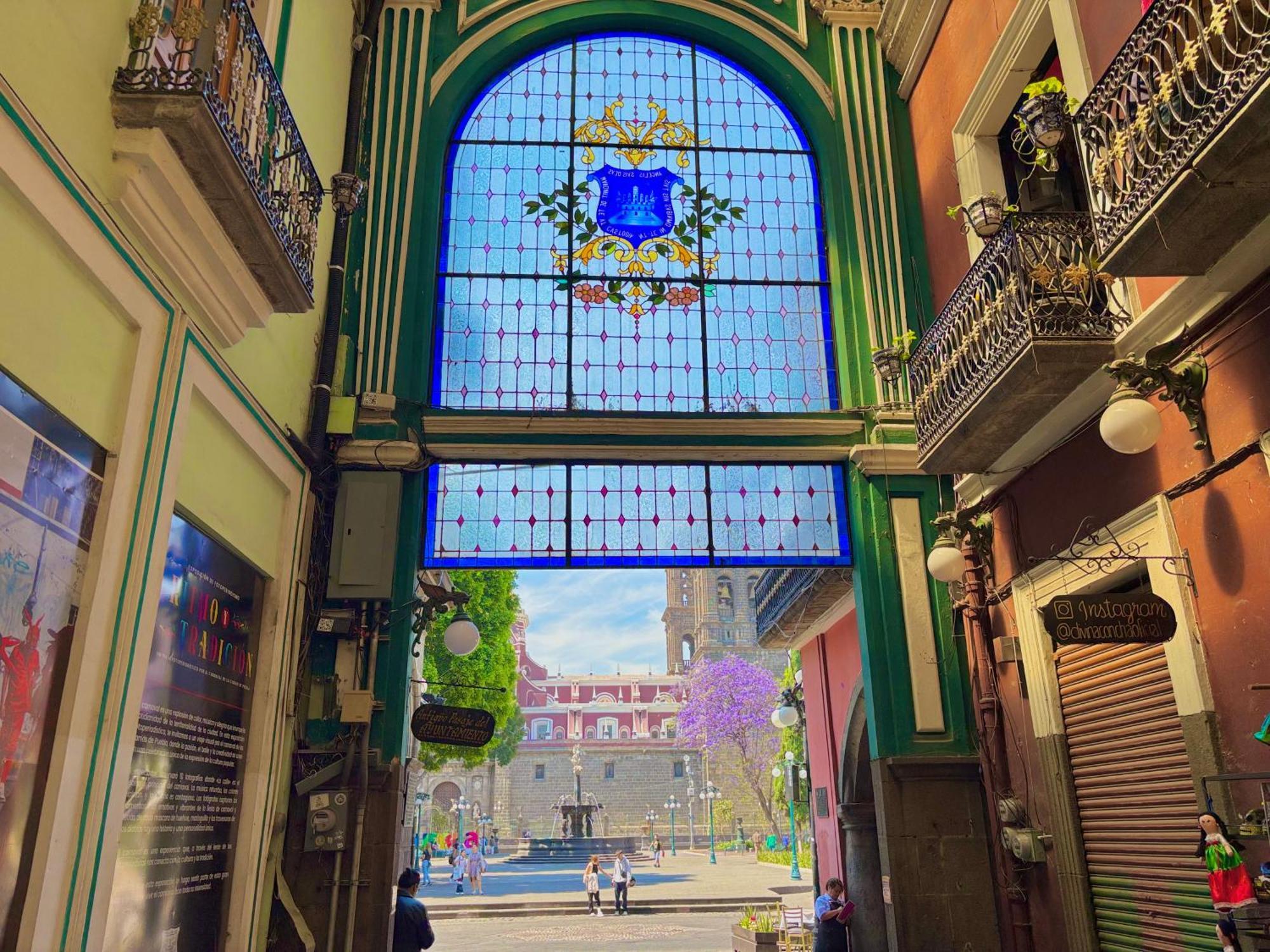 Hotel La Alhondiga Puebla Exteriér fotografie